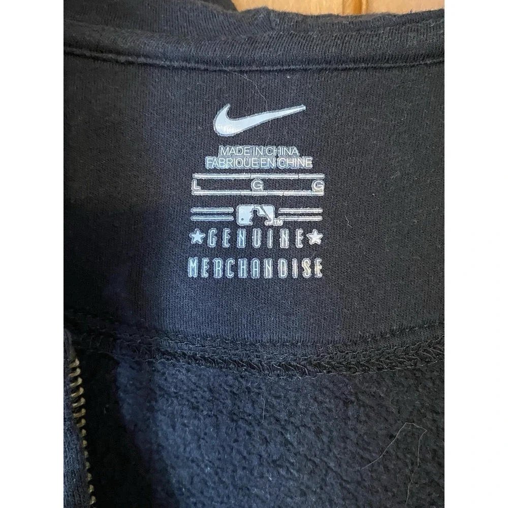Nike San Francisco Giants Black Zip Up Hoodie Size Large Mens Active Walking